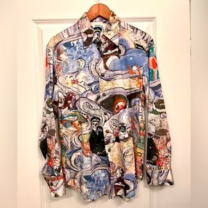 Limited Edition Robert Graham Captain Jack Button Up Shirt - Size "Men's" Medium